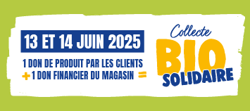 Collecte Bio Solidaire – Les 13 et 14 juin.