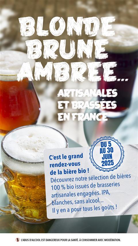 C’est le grand rendez-vous de la bière bio !