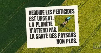 Réduire les pesticides est urgent, la planète n’attend pas. La santé des paysans non plus.